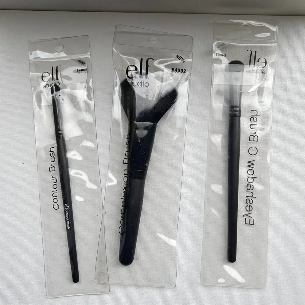 ELF Professional Makeup Beauty Eyeshadow Contour and Complexion Trio Brushes